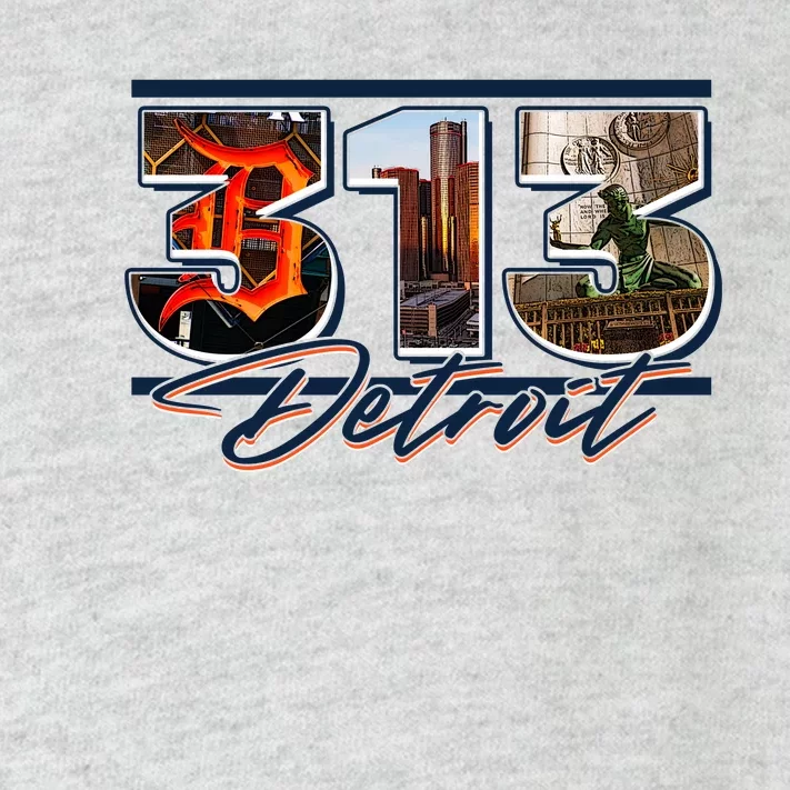 313 Detroit Urban Spirit Toddler Long Sleeve Shirt