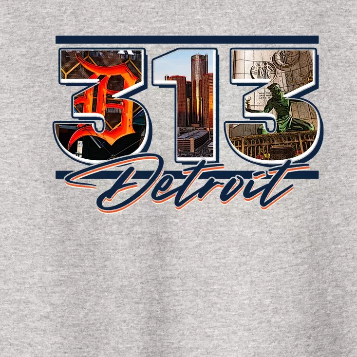 313 Detroit Urban Spirit Toddler T-Shirt