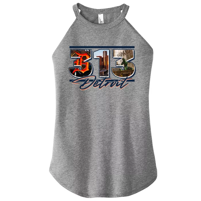 313 Detroit Urban Spirit Women’s Perfect Tri Rocker Tank