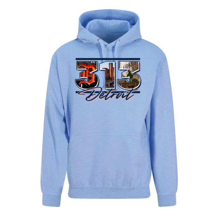 313 Detroit Urban Spirit Unisex Surf Hoodie