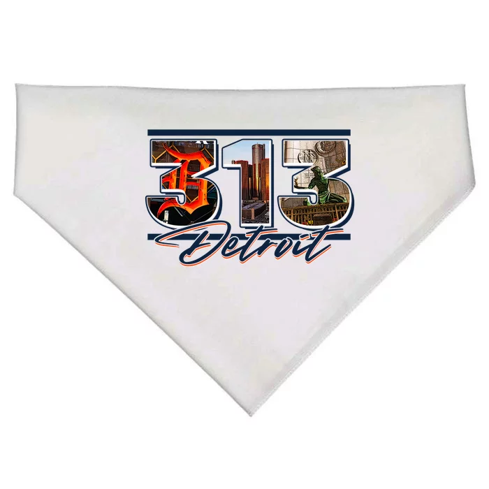 313 Detroit Urban Spirit USA-Made Doggie Bandana