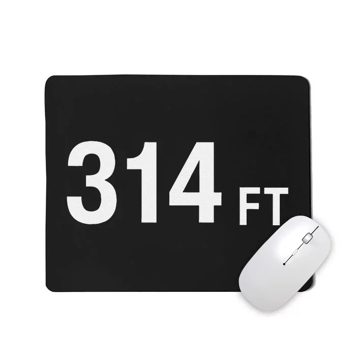 314 Ft Mousepad