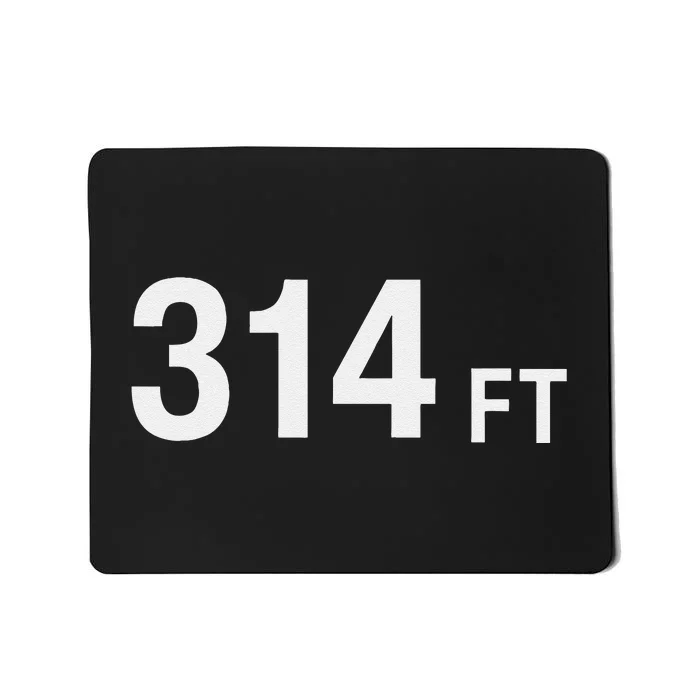 314 Ft Mousepad