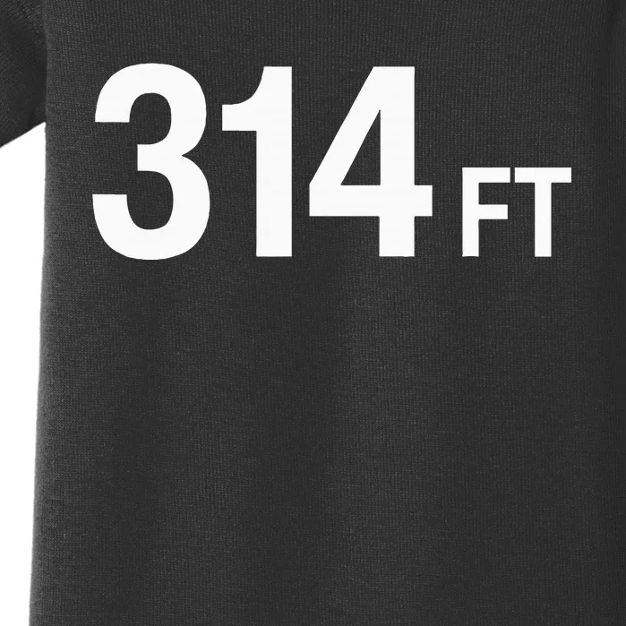 314 Ft Baby Bodysuit