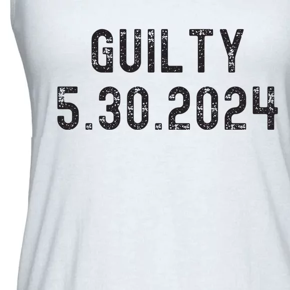 34 Felony Counts Trump Guilty Verdict Ladies Essential Flowy Tank