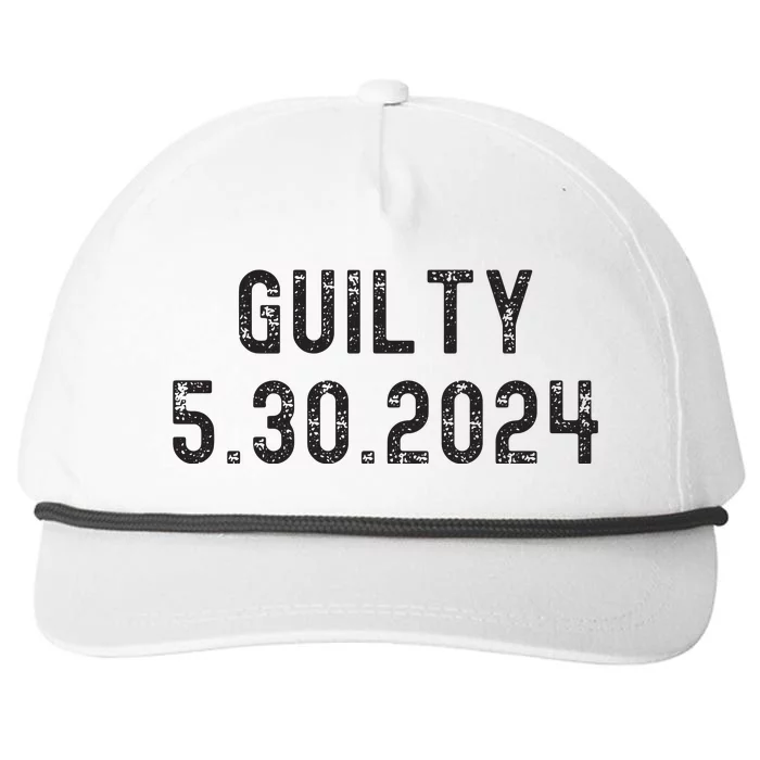 34 Felony Counts Trump Guilty Verdict Snapback Five-Panel Rope Hat