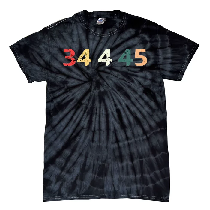 34 Felonies For Former 45 President Donald 4 Prison Tie-Dye T-Shirt