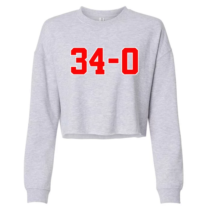 340 Funny Trump Guilty Trump Guilty Cropped Pullover Crew