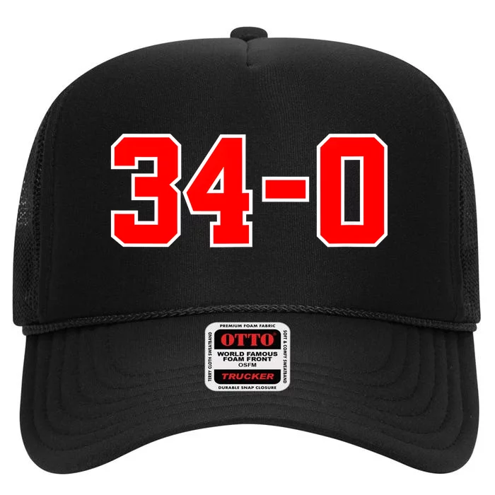 340 Funny Trump Guilty Trump Guilty High Crown Mesh Trucker Hat