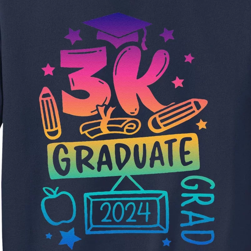 3k Graduate 2024 Funny 3k Kindergarten Graduation Sweatshirt