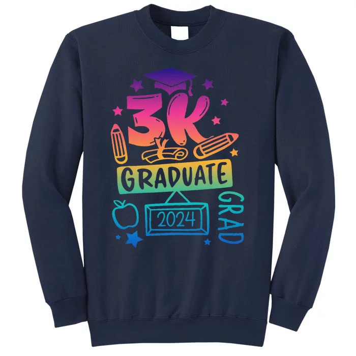 3k Graduate 2024 Funny 3k Kindergarten Graduation Sweatshirt