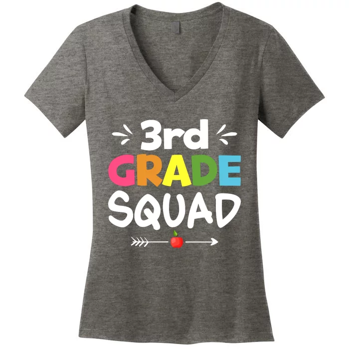 3rd Grade Back To School Women's V-Neck T-Shirt