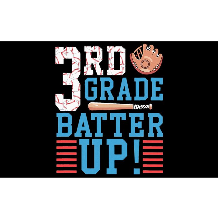 3rd Grade Back To School 3rd Grade Batter Up Baseball Bumper Sticker