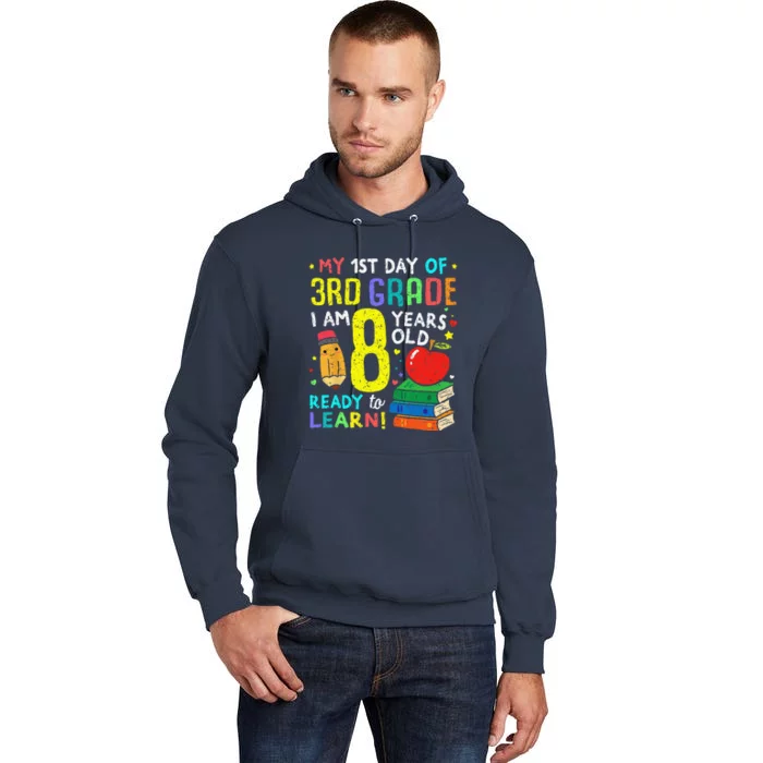 3rd Grade Back To First Day Of School Gift Tall Hoodie