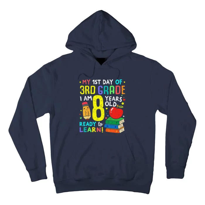 3rd Grade Back To First Day Of School Gift Tall Hoodie