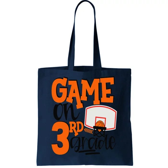 3rd Grade Basketball First Day Of School Sports Tote Bag