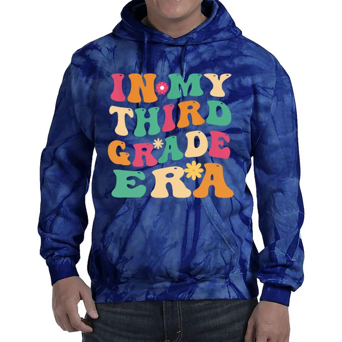 3rd Grade Back To School Retro In My Third Grade Era Teacher Tie Dye Hoodie