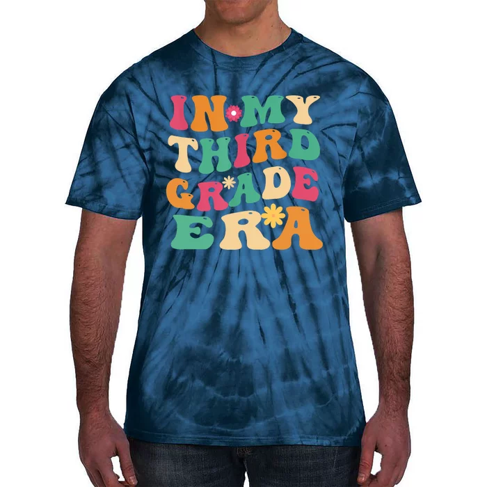 3rd Grade Back To School Retro In My Third Grade Era Teacher Tie-Dye T-Shirt