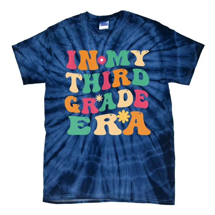 3rd Grade Back To School Retro In My Third Grade Era Teacher Tie-Dye T-Shirt