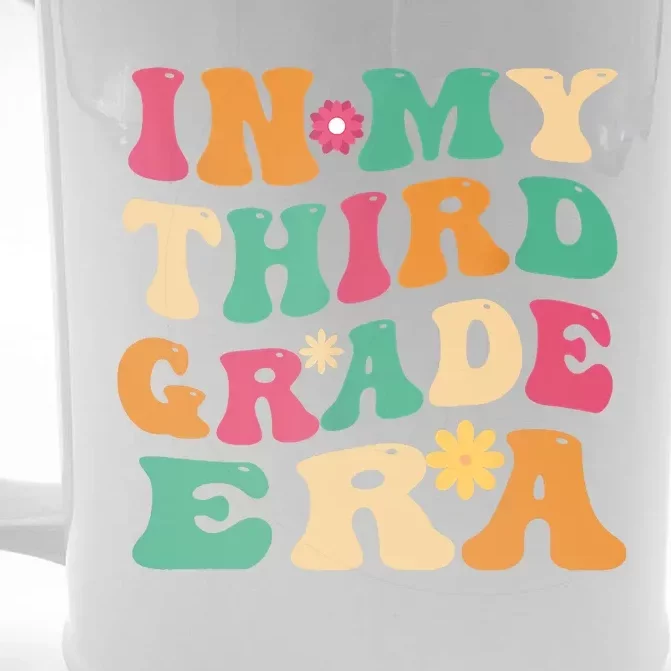 3rd Grade Back To School Retro In My Third Grade Era Teacher Front & Back Beer Stein