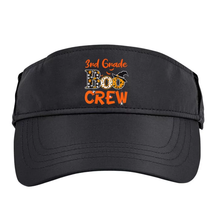 3rd Grade Boo Crew Halloween Gifts Teachers Students Costume Adult Drive Performance Visor