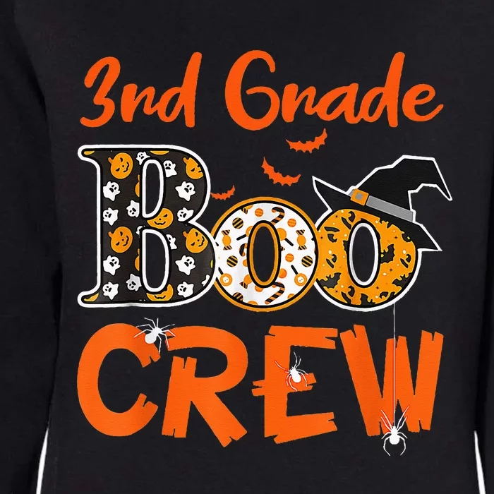 3rd Grade Boo Crew Halloween Gifts Teachers Students Costume Womens California Wash Sweatshirt