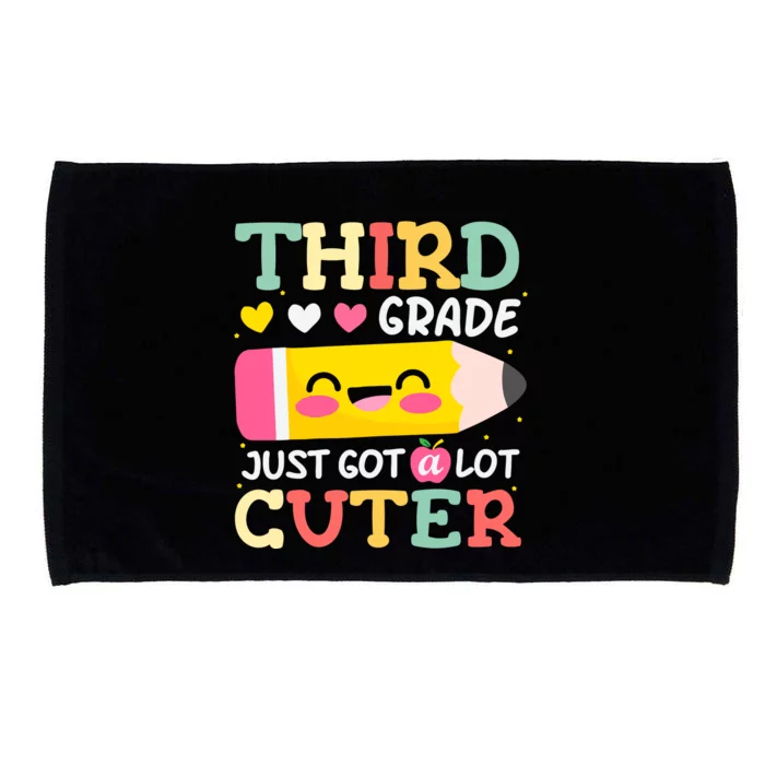 3rd Grade Back To School Just Got A Lot Cuter Gift Microfiber Hand Towel