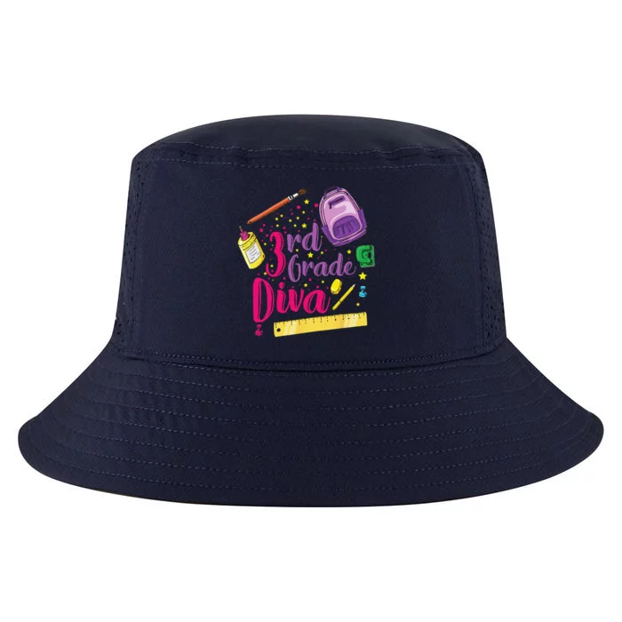 3rd Grade Diva First Day Of School Clothes Gift Cool Comfort Performance Bucket Hat