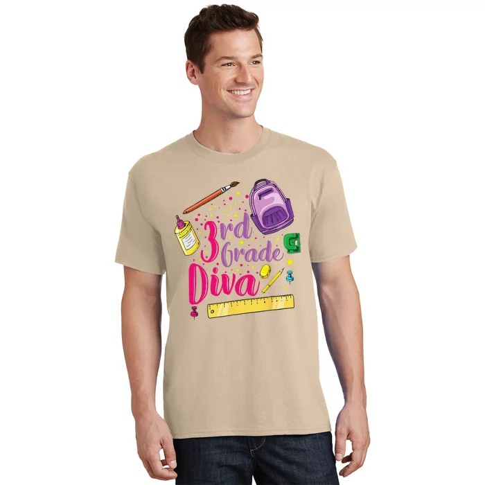 3rd Grade Diva First Day Of School Clothes Gift T-Shirt