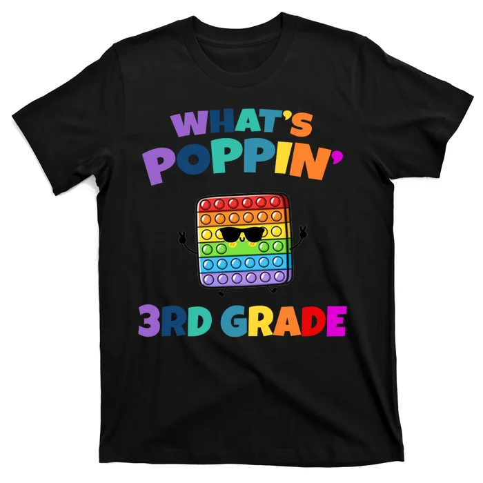 3rd Grade First Day Of School Pop It T-Shirt