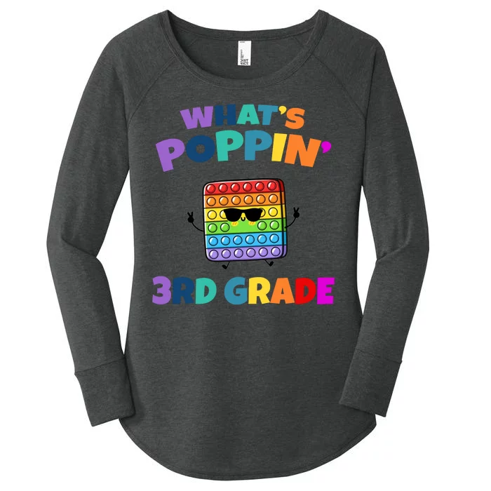 3rd Grade First Day Of School Pop It Women's Perfect Tri Tunic Long Sleeve Shirt