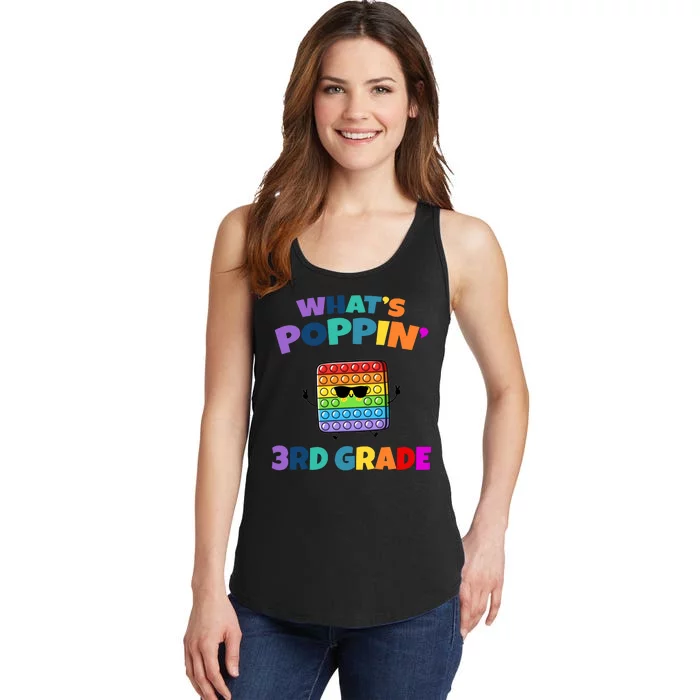 3rd Grade First Day Of School Pop It Ladies Essential Tank