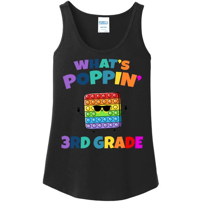 3rd Grade First Day Of School Pop It Ladies Essential Tank