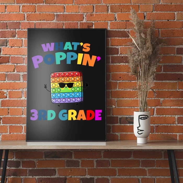 3rd Grade First Day Of School Pop It Poster