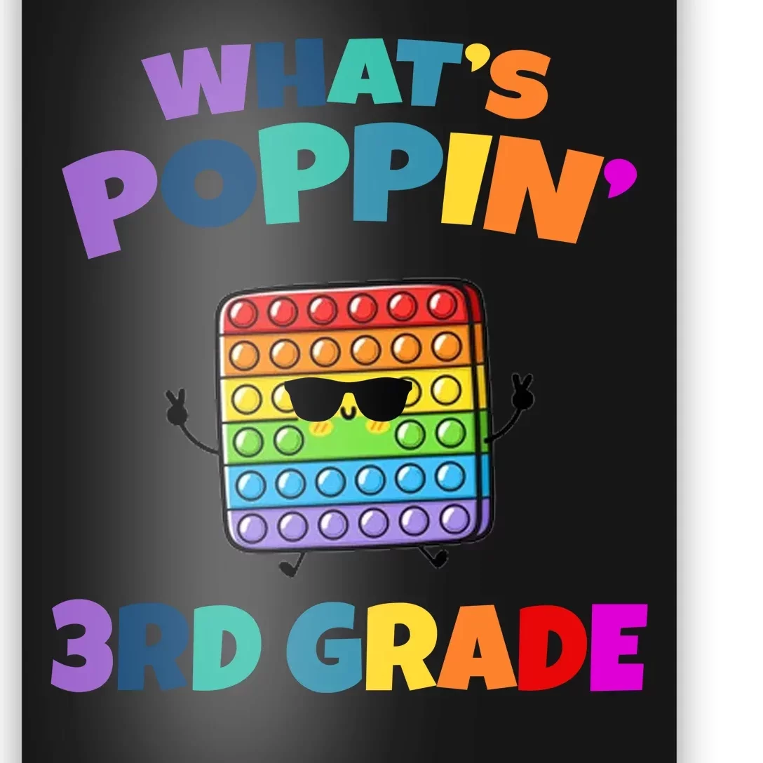 3rd Grade First Day Of School Pop It Poster