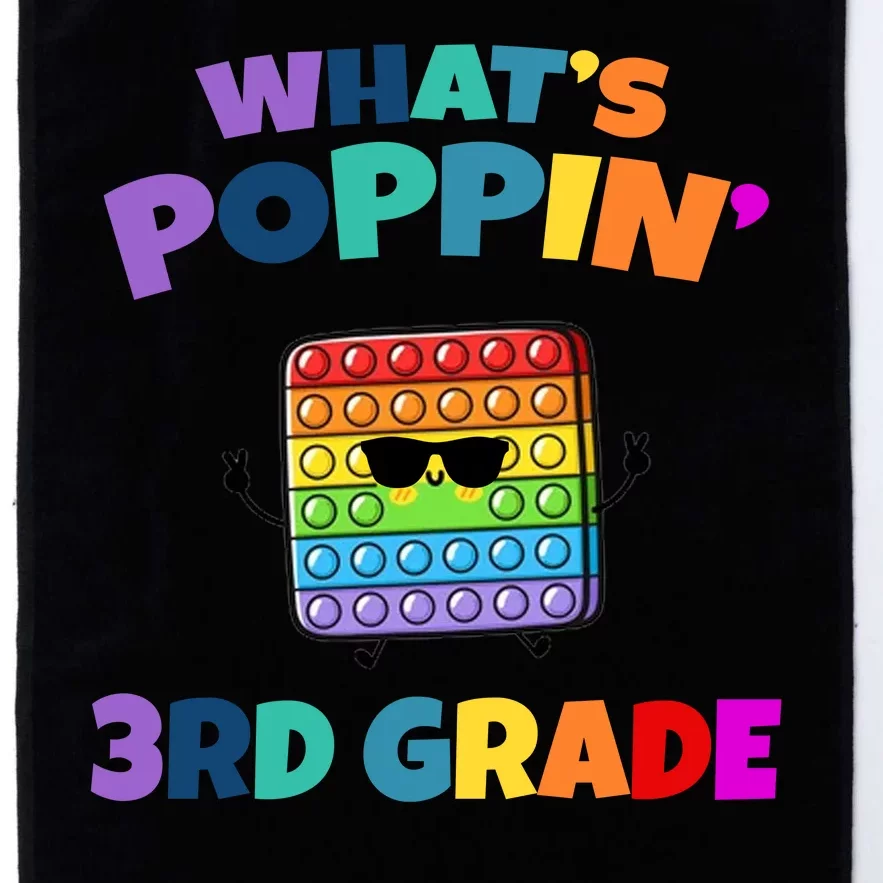 3rd Grade First Day Of School Pop It Platinum Collection Golf Towel