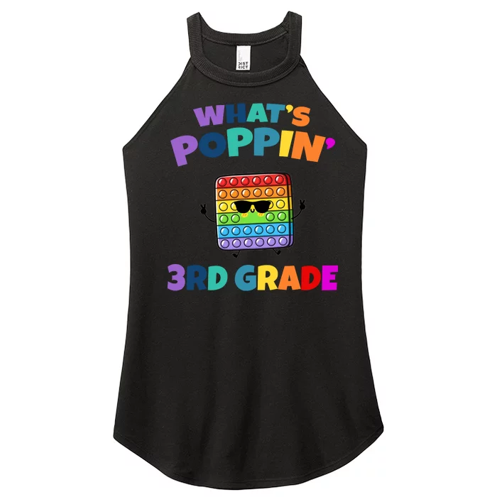 3rd Grade First Day Of School Pop It Women’s Perfect Tri Rocker Tank