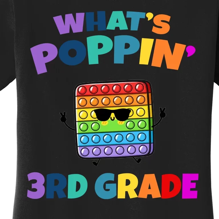 3rd Grade First Day Of School Pop It Women's T-Shirt