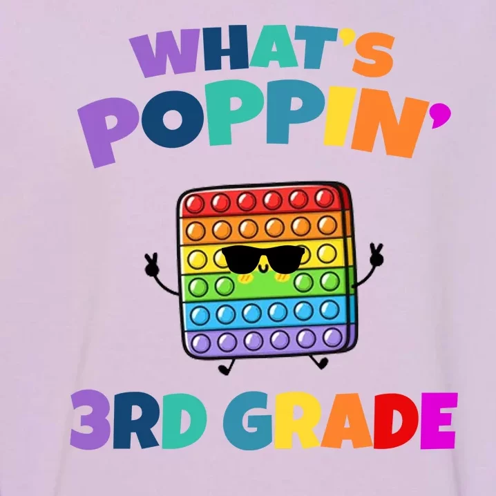 3rd Grade First Day Of School Pop It Garment-Dyed Sweatshirt