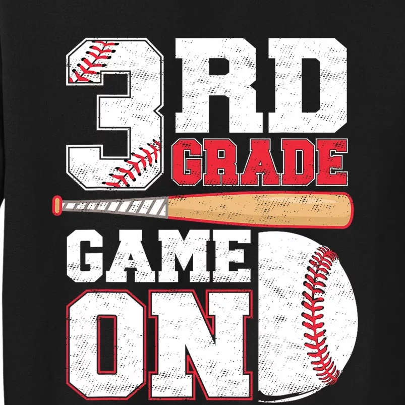 3rd Grade Game On Back To School Baseball Boy Third Grade Sweatshirt