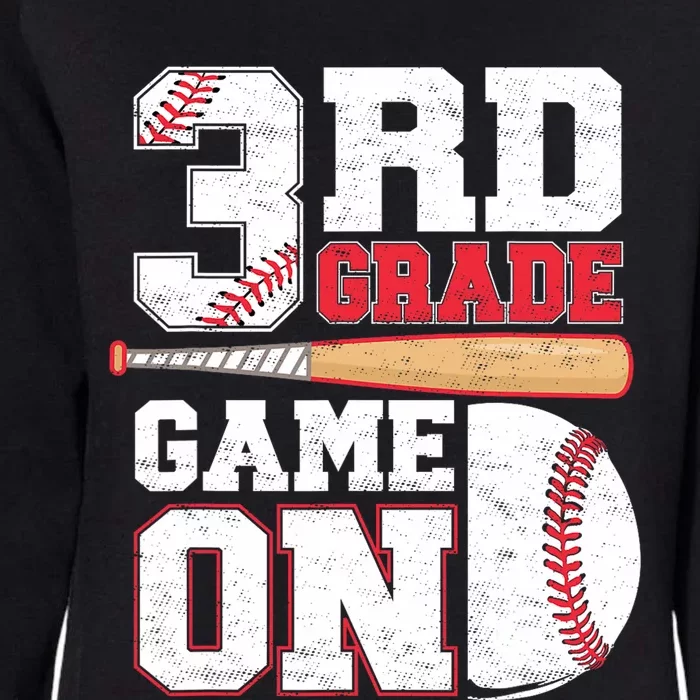 3rd Grade Game On Back To School Baseball Boy Third Grade Womens California Wash Sweatshirt