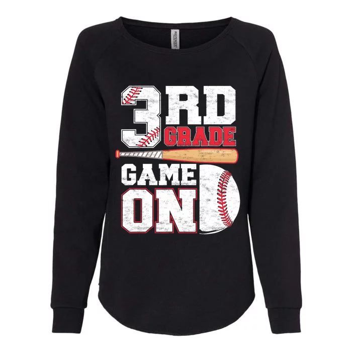 3rd Grade Game On Back To School Baseball Boy Third Grade Womens California Wash Sweatshirt