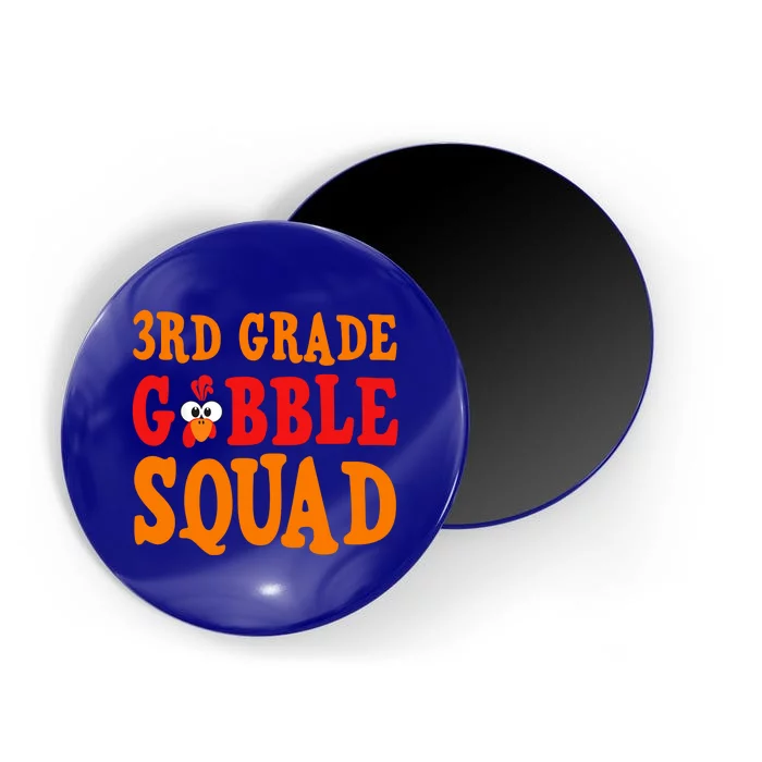 3rd Grade Gobble Squad Funny Thanksgiving Magnet