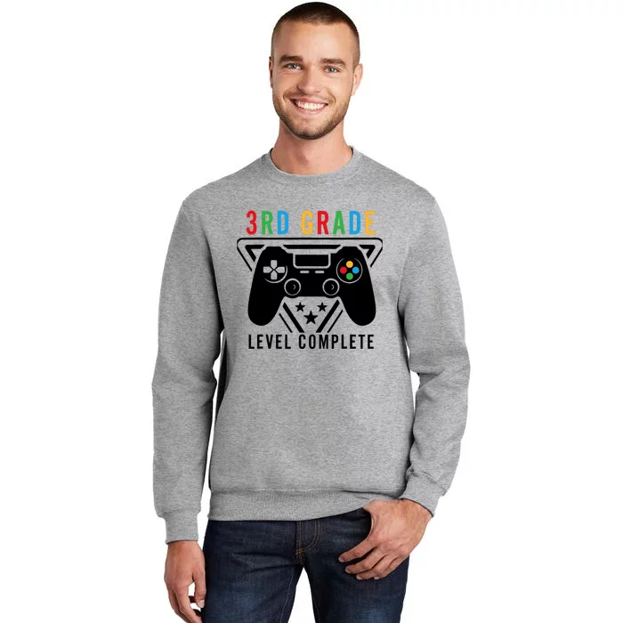 3rd Grade Level Complete Gamer Boy Graduation Gifts Tall Sweatshirt