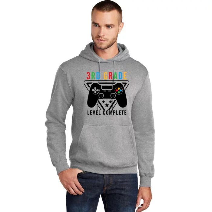 3rd Grade Level Complete Gamer Boy Graduation Gifts Tall Hoodie