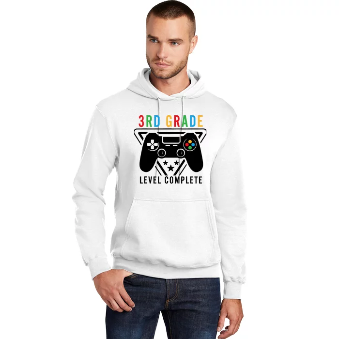 3rd Grade Level Complete Gamer Boy Graduation Gifts Hoodie