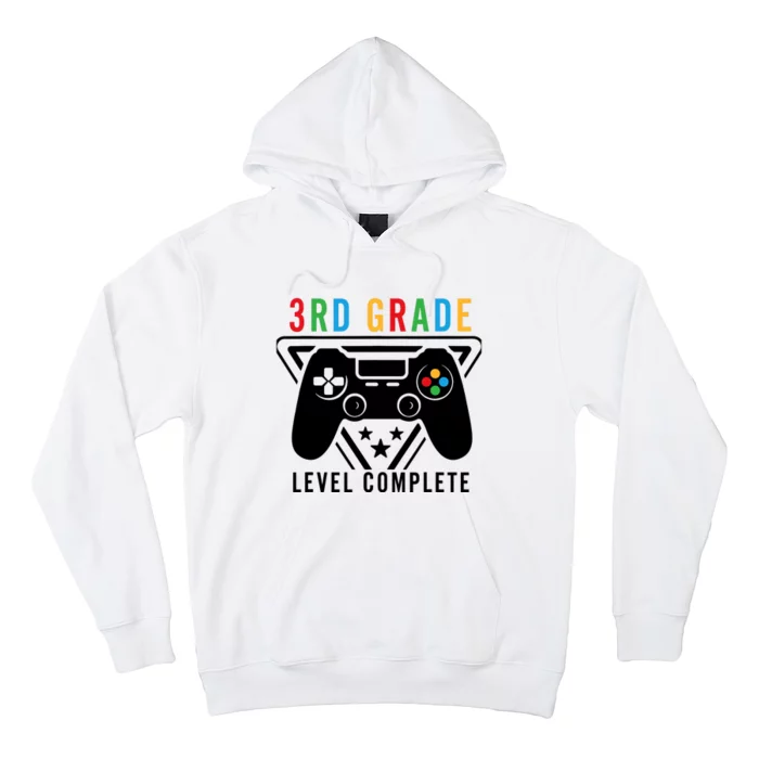 3rd Grade Level Complete Gamer Boy Graduation Gifts Hoodie