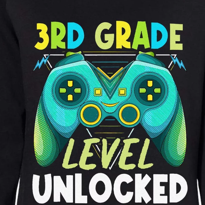 3rd Grade Level Unlocked First Day Back To School Womens California Wash Sweatshirt