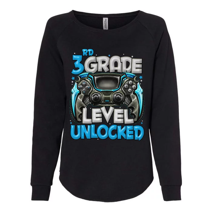 3rd Grade Level Unlocked Game On 3rd Grade Back To School Womens California Wash Sweatshirt