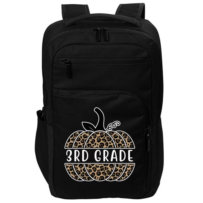 3rd Grade Leopard Pumpkin Impact Tech Backpack